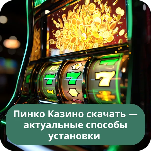 Пинко Казино скачать — актуальные способы установки